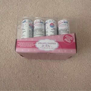 Amscan Gender Reveal Party Poppers (girl)